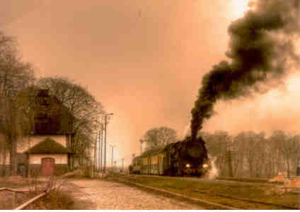 Rural train scene