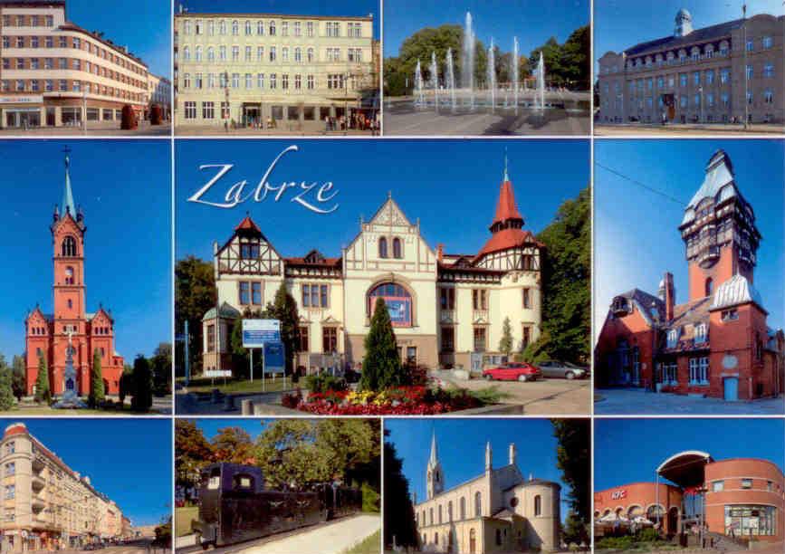 Zabrze, multiple views (Poland)