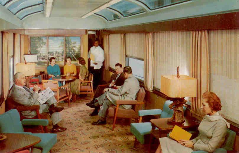 Seaboard Railroad, Silver Meteor, Sun Lounge