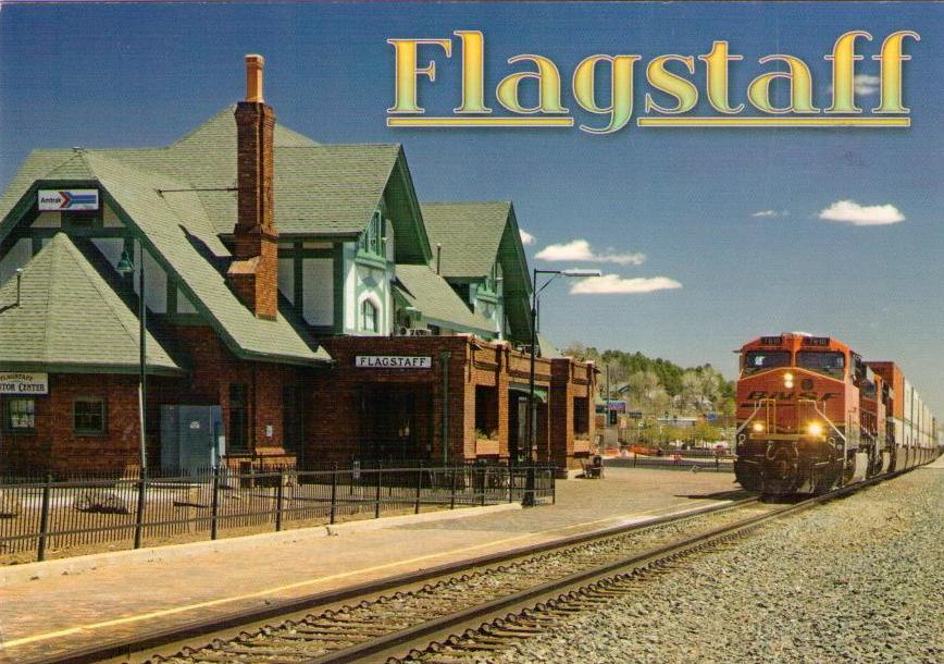 Flagstaff, Amtrak station (Arizona, USA)