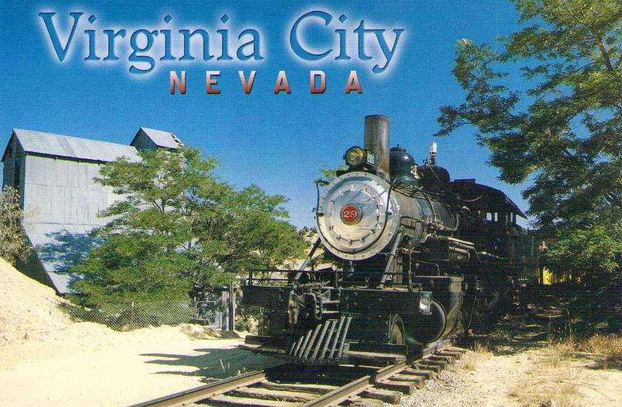 Virginia City, Old #29 Train (Nevada, USA)