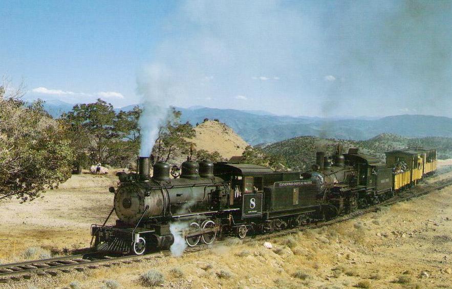 Gold Hill, Virginia & Truckee R.R. Baldwin Steamers No. 8 and 29 (16) (Nevada)