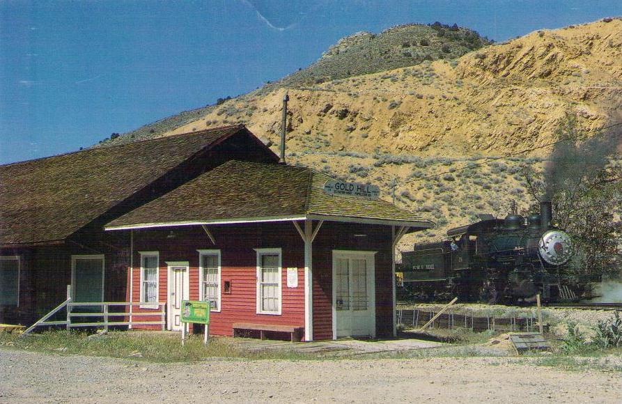 Gold Hill, V&T Gold Hill Depot (Nevada, USA)