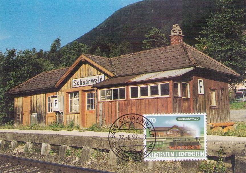 Bahnstation Schaanwald (Maximum Card) (Liechtenstein)