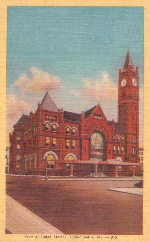 Indianapolis, View of Union Station (Indiana, USA)