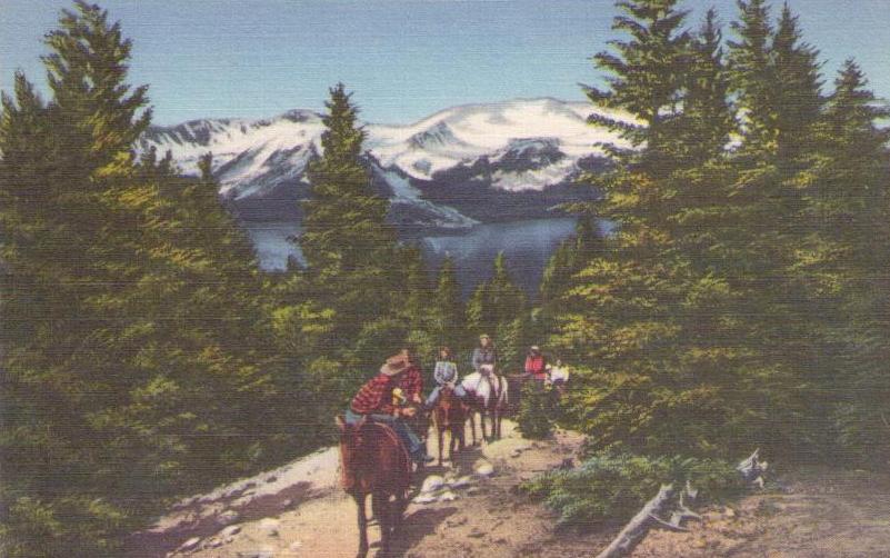 In the Colorado Rockies (Union Pacific) (USA)