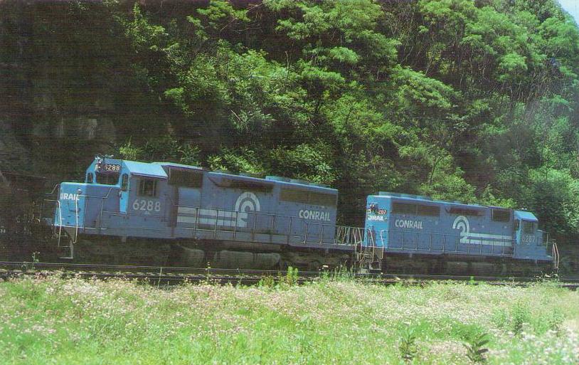 Conrail SD-40 Units #6288 and #6287