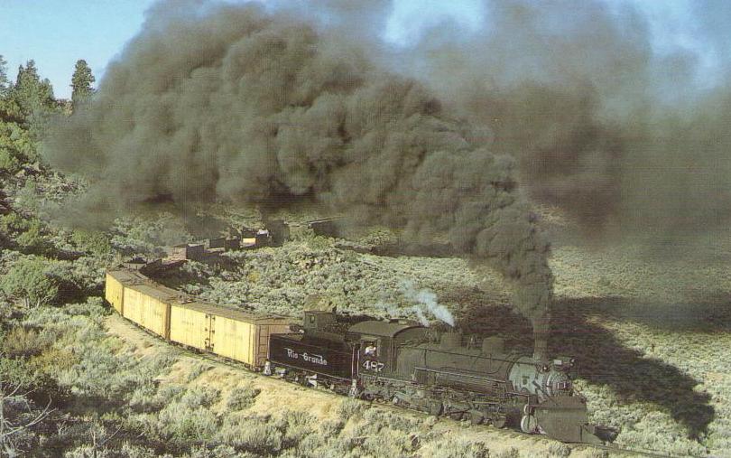 Cumbres & Toltec Scenic Railroad, Denver & Rio Grande Western #487