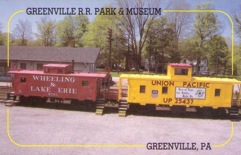 Greenville Railroad Park and Museum, cabooses (Pennsylvania)