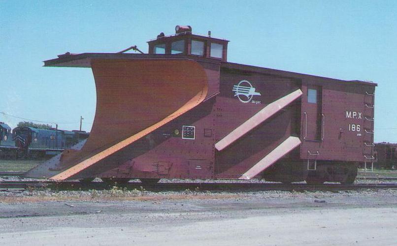 Missouri Pacific Railroad, Snowplow #M.P.X. 186