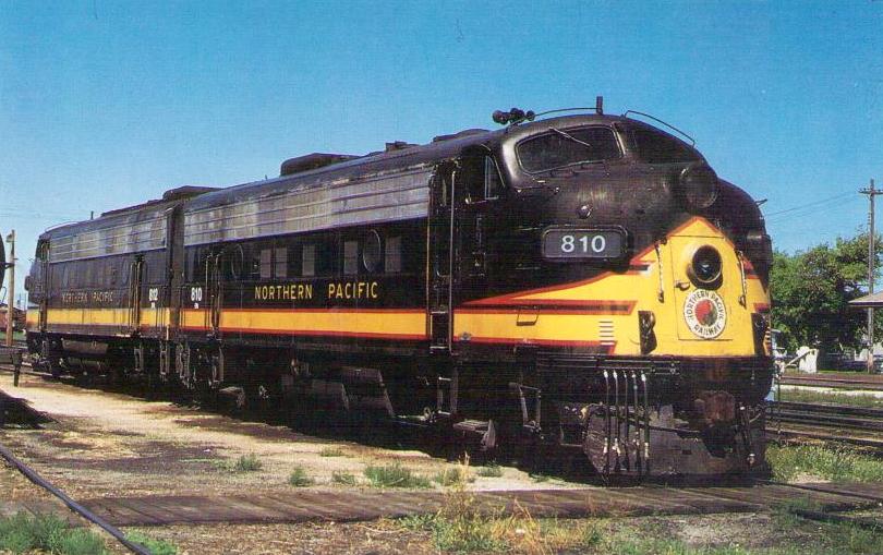 Northern Pacific Railway, EMD F9A Units #810 and #812