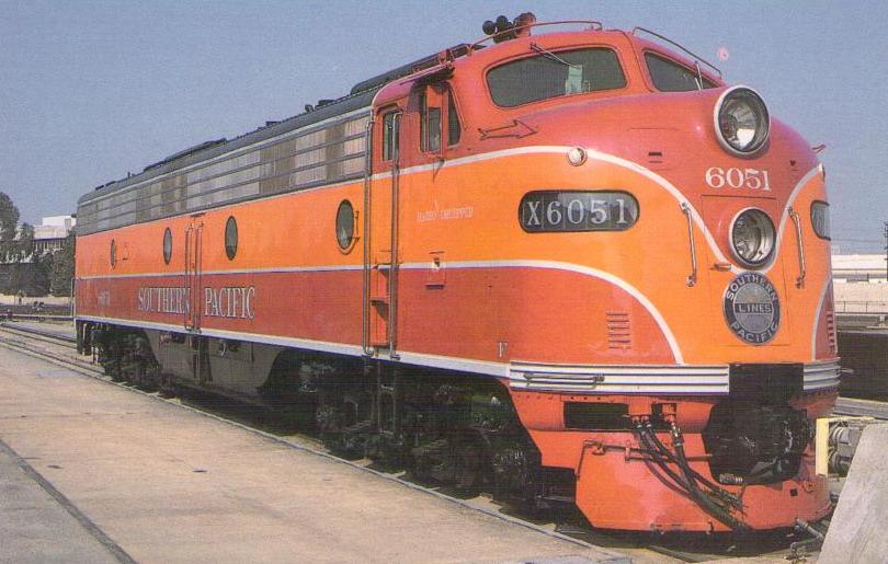 Southern Pacific Railroad, E-9A Unit #6051