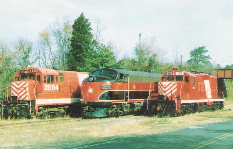 Southern Railroad of New Jersey, Line-up of Locomotives