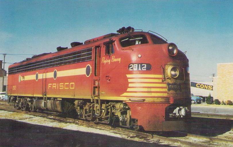 St. Louis – San Francisco Railway, EMD E-8 #2012, “Flying Ebony”