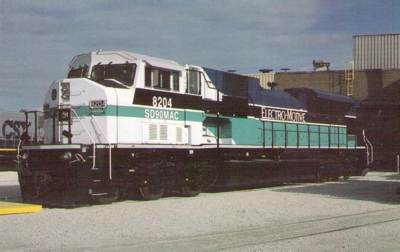 Union Pacific Railroad, SD90MAC Unit #8204