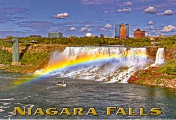 Niagara Falls, afternoon rainbow