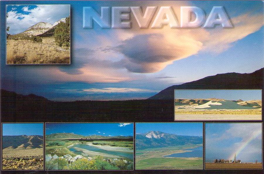 Nevada, multiple scenic views