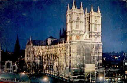 Westminster Abbey by night