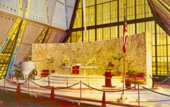 Protestant Chapel, altar, USAF Academy (Colorado)