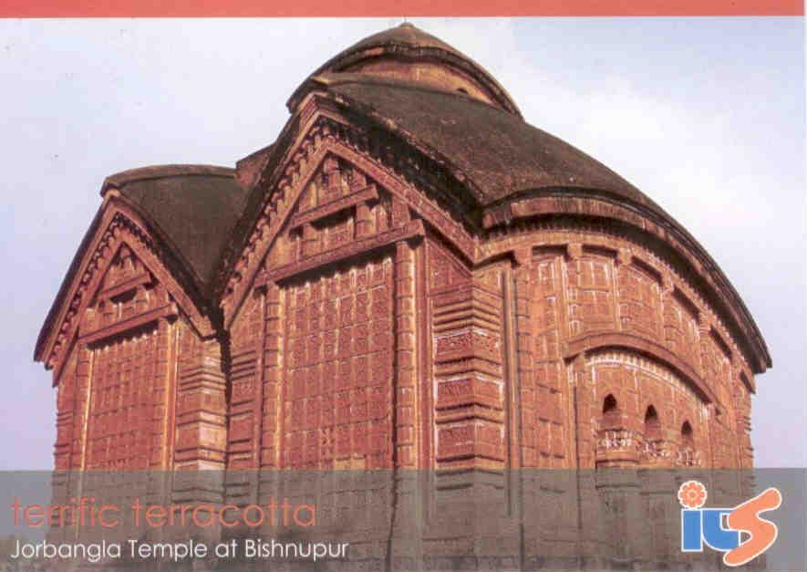 West Bengal, Bishnupur, Jorbangla Temple of Keshta Rai (India)