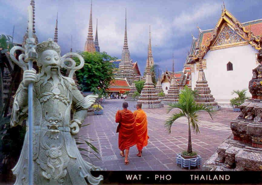 Bangkok, Wat Pho, inner courtyard (Thailand)