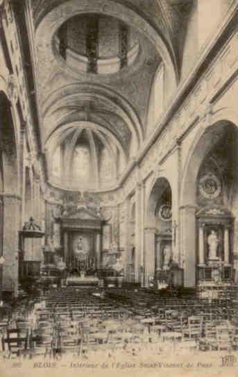 Blois, Interior of Saint-Vincent de Paul Church (France)