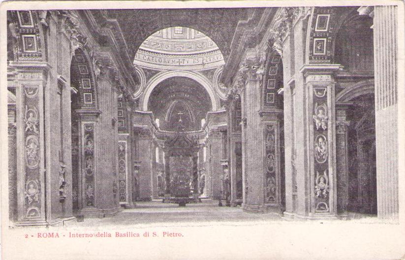 ROMA – Interno della Basilica di S. Pietro (Vatican City)