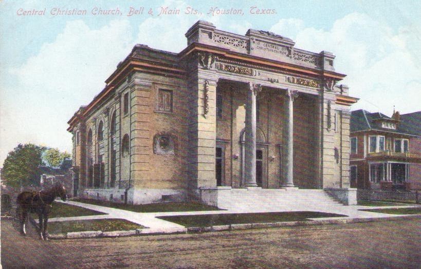 Houston, Central Christian Church, Bell & Main Sts. (Texas)