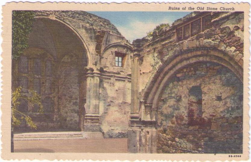 Ruins of the Old Stone Church, Mission San Juan Capistrano (California)