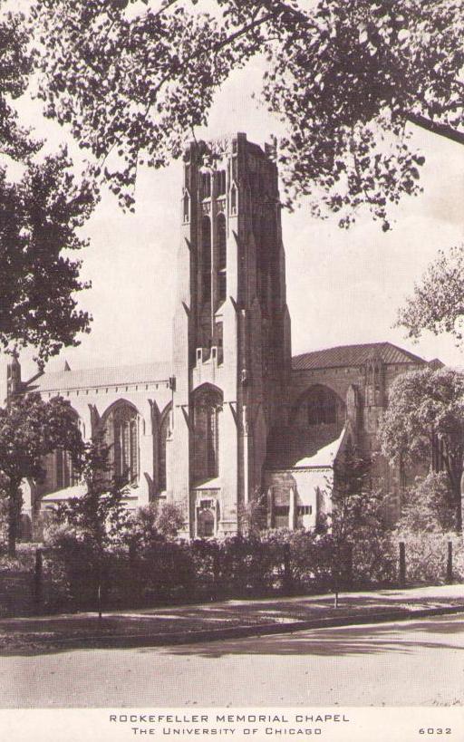 University of Chicago, Rockefeller Memorial Chapel (USA)