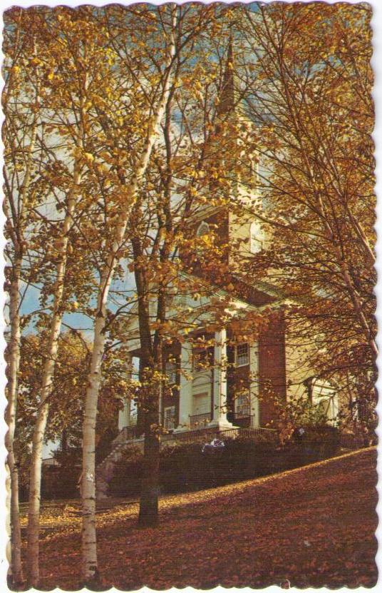 Colby College, Lorimer Chapel (Waterville, Maine USA)