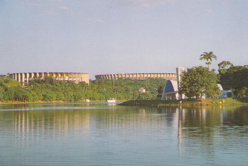 Belo Horizonte – MG – Mineirinho, Mineirao e Igreja de Sao Francisco, Pampulha (Brazil)