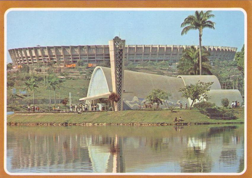 Belo Horizonte – MG – Igreja de Sao Francisco e Mineirinho – Pampulha (Brazil)