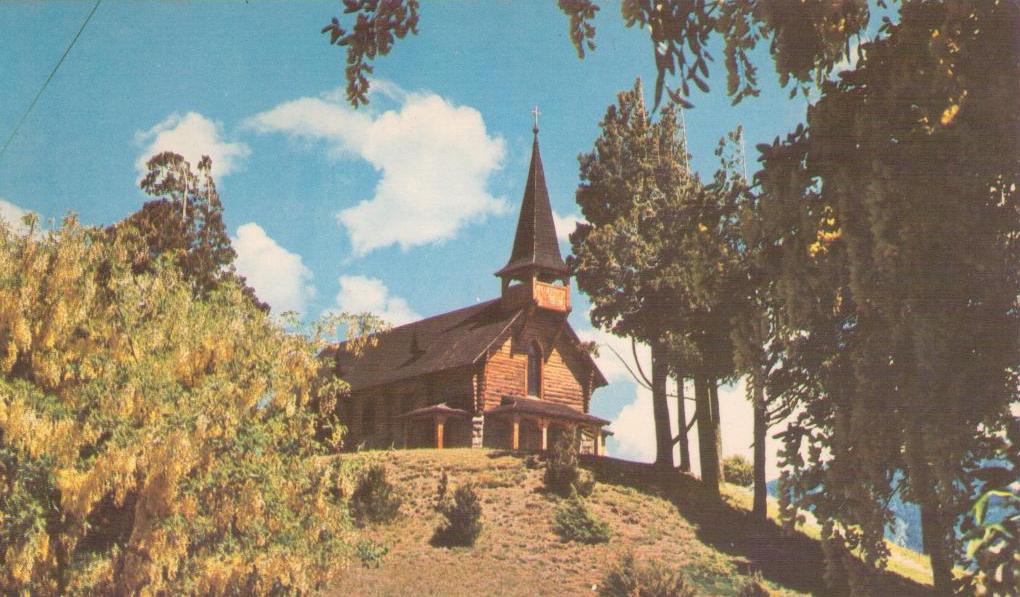 Bariloche, Capilla San Eduardo en el Cerro Llao Llao (Argentina)