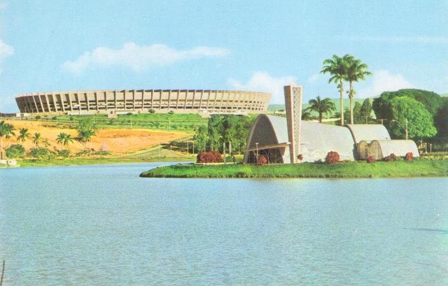 Belo Horizonte – MG – Sao Francisco Church and Stadium Minas Gerais (Brazil)