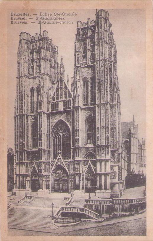 Brussels, St-Gudule-church (Belgium)