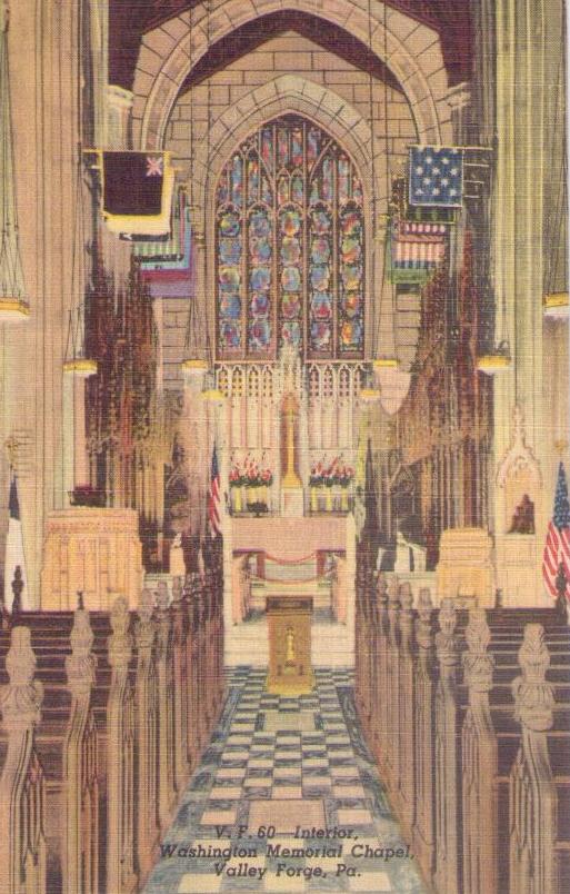 Valley Forge, Interior, Washington Memorial Chapel (Pennsylvania)