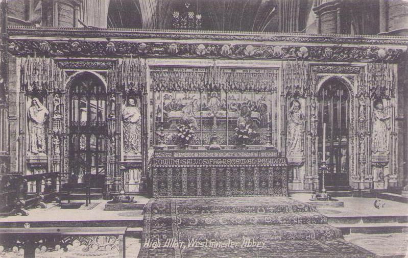 London, High Altar, Westminster Abbey