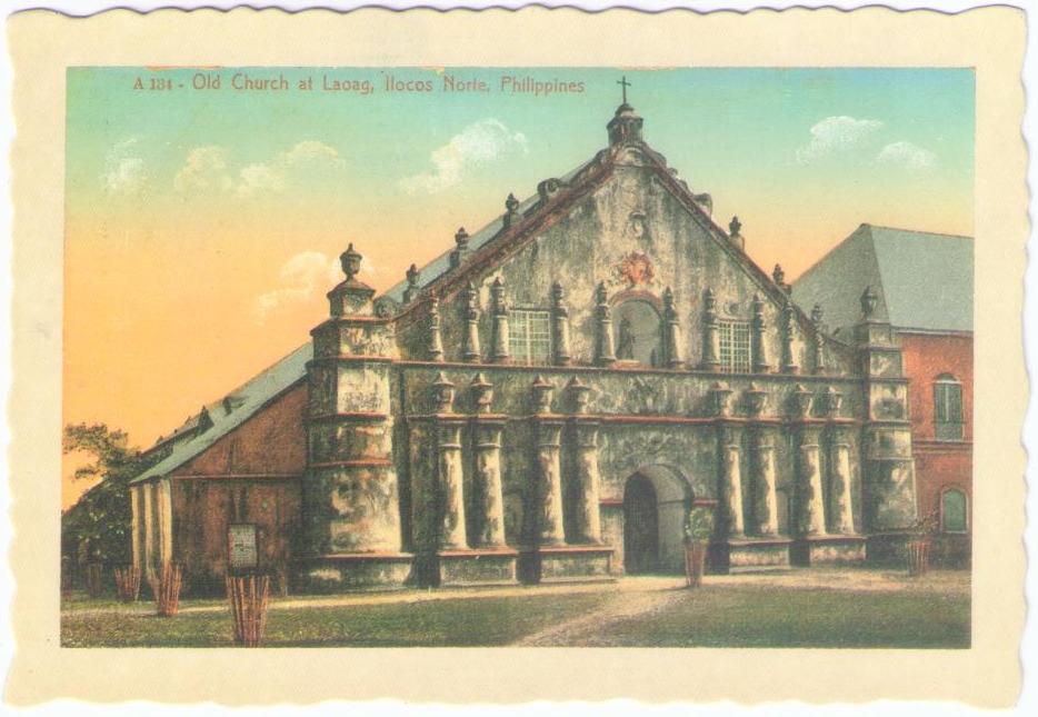 Old Church at Laoag, Ilocos Norte (Philippines)