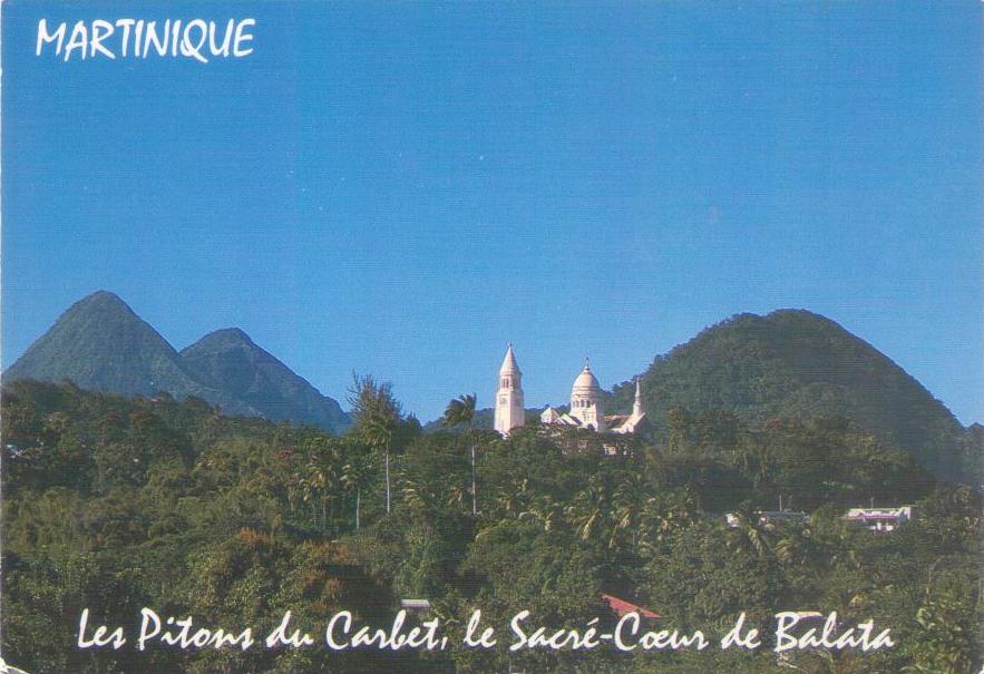Martinique, Les Pitons du Carbet, le Sacre-Coeur de Balata (French West Indies)