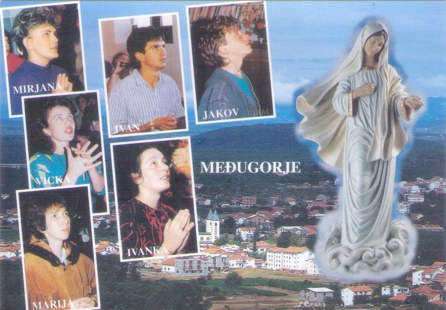 Međugorje (Bosnia), six youth, Mary, and church 039