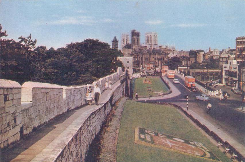The City Walls and Minster, York (England)