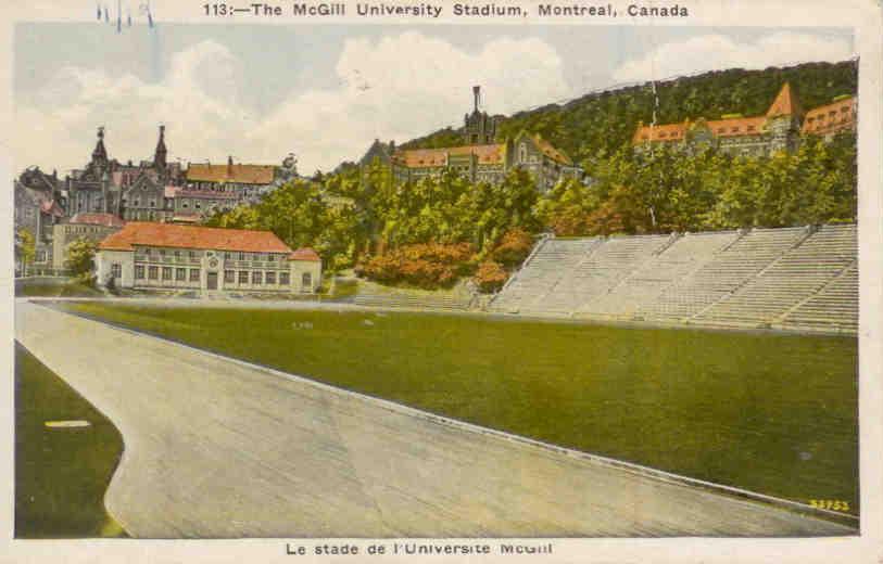 McGill University stadium, Montreal (Canada)