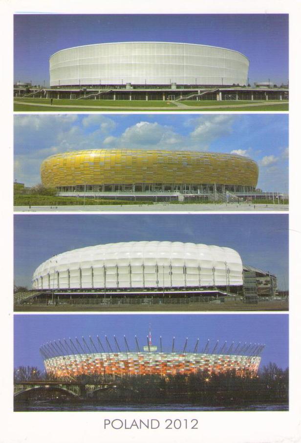 Poland 2012 – Four stadiums