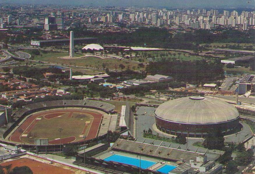 São Paulo – SP – Vista aerea parcial do Parque Ibirapuera (Brazil)