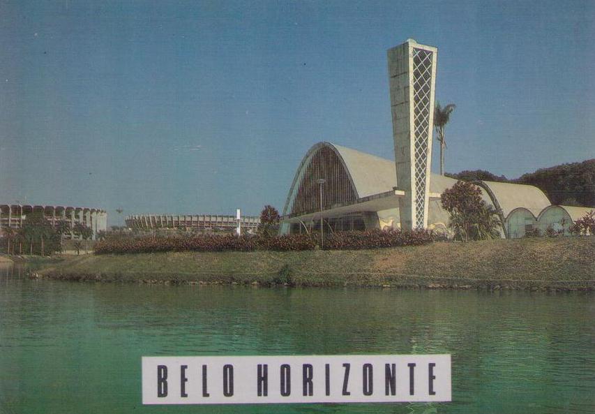 Belo Horizonte – MG – Igreja de Sao Francisco; Mineirao; Mineirinho (Brazil)