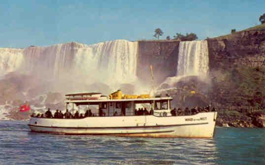 Niagara Falls, Maid of the Mist at American Falls (Ontario)