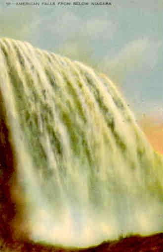 Niagara Falls, American Falls from below