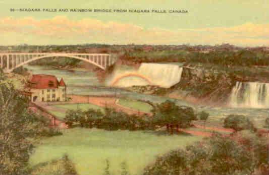 Niagara Falls and Rainbow Bridge (Canada)