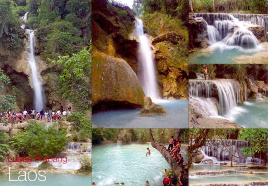 Luang Prabang, Kuang Si Falls (Laos)